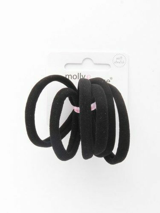 Picture of 7953 / 9532 JERSEY ELASTIC - BLACK CARD OF 6- 6MM THICK